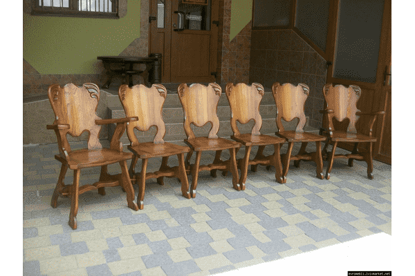 Комплект деревяних стільців (5167) - LvivMarket.net