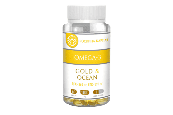 Omega-3 Gold Ocean 60 кап - ЛьвівМаркет Omega-3 Gold Ocean 60 кап - LvivMarket.net