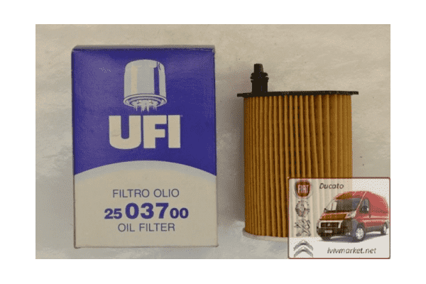 Масляный фильтр Fiat Scudo (2007-……) UFI UF2503700 - LvivMarket.net