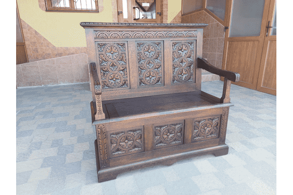 Антикварний деревяний бомбетель (6768) - ЛьвівМаркет Антикварний деревяний бомбетель (6768) - LvivMarket.net