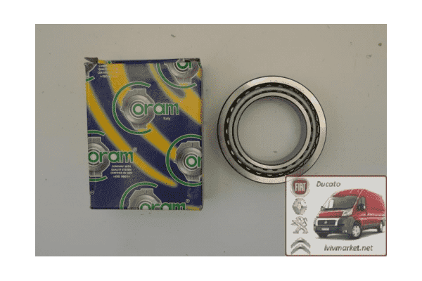 Подшипник ступицы колеса передний R14 50x80x20 Fiat Ducato 290 (1989-1994) 4330647 CORAM CR051 - ЛьвівМаркет Подшипник ступицы колеса передний R14 50x80x20 Fiat Ducato 290 (1989-1994) 4330647 CORAM CR051 - LvivMarket.net