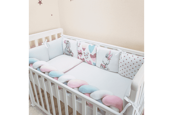 Комплект Маленька Соня Art Design, зайчики, без балдахіну - ЛьвівМаркет Комплект Маленька Соня Art Design, зайчики, без балдахіну - LvivMarket.net