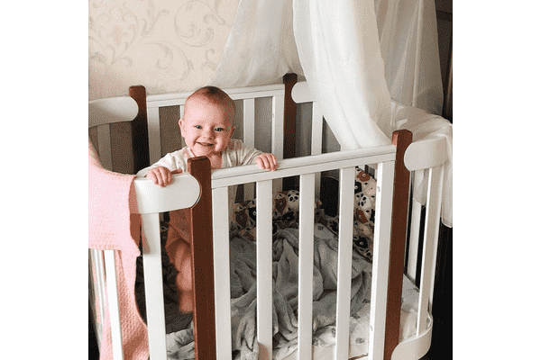 Ліжечко "Мама вклала" венге - ЛьвівМаркет Ліжечко "Мама вклала" венге - LvivMarket.net