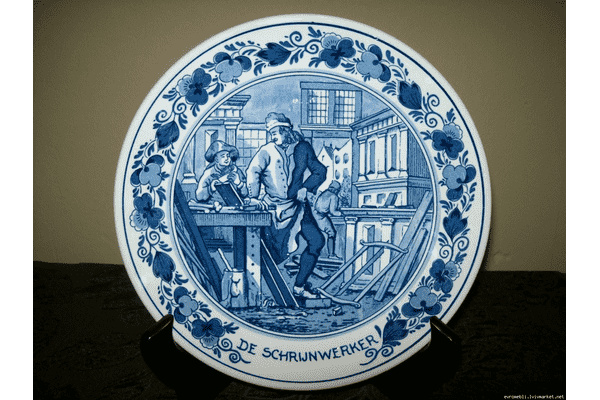Декоративна тарілка Delft Blue  (5288) - LvivMarket.net