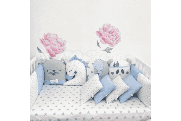 Комплект Маленька Соня Baby Design Chudiki standart голубий без балдахіну - ЛьвівМаркет Комплект Маленька Соня Baby Design Chudiki standart голубий без балдахіну - LvivMarket.net