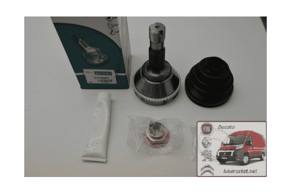 Шрус внешний R 16 с ABS (граната, кулак) Ситроен Джампер / Citroen Jumper  PASCAL G1F008PC,9566722380 - ЛьвівМаркет Шрус внешний R 16 с ABS (граната, кулак) Ситроен Джампер / Citroen Jumper  PASCAL G1F008PC,9566722380 - LvivMarket.net