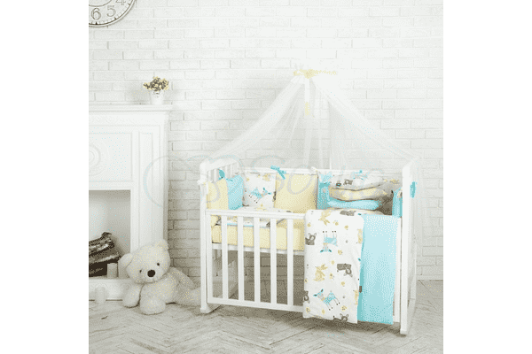 Комплект Маленька Соня Baby Design Bambi, з балдахіном - ЛьвівМаркет Комплект Маленька Соня Baby Design Bambi, з балдахіном - LvivMarket.net