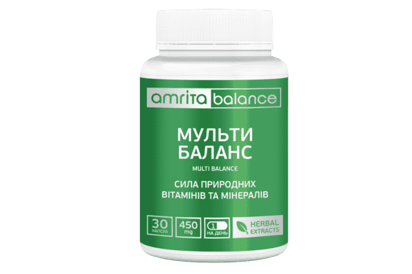 Мульти Баланс Амріта. Витаміни натуральні Амріта - ЛьвівМаркет Мульти Баланс Амріта. Витаміни натуральні Амріта - LvivMarket.net